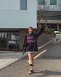 Pink point yamaha two-type long-sleeve