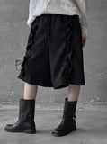 Frill Bermuda Pants