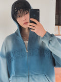Marsil Vintage Washing Hood Zip-Up