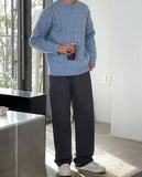 Ment One Tuck Cotton Wide Pants