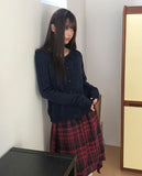Omic Side Frill Knit Cardigan
