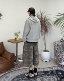 Doven Waffle Knit Hood Zip-Up