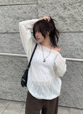 Ez Alpaca Boat Neck Cable Knit