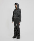 Layered Zip Hoodie