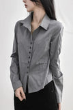 [ EEUN MADE] Slim-Double button Shirts