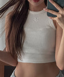 [MADE] UL 4seasons crop sleeveless