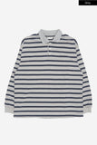 Shade collared stripe long sleeve