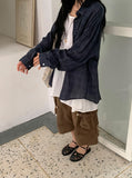 Komeko Summer Over Fit Check Shirt