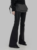 Dema Pleated Wrap Skirt