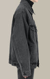 Oversize denim jacket Gray