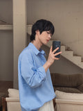 Miu Summer Striped Cotton Shirt