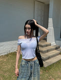 Fit String Banded Balloon Denim Pants