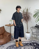 May Pigment Stripe Collar Tee