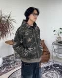 Hanoel Camo Hooded Zip-up