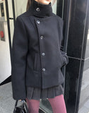 Yuha Double High Neck Wool Coat