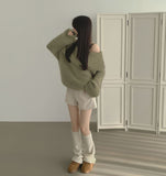 Christmas Off-shoulder Knit