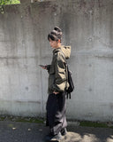 Mer nylon hooded windbreaker