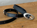 Merni Metal Star Leather Belt