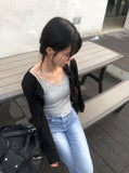 Juron Flower Punching Cardigan