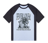 FEVER LOVER Raglan Short Sleeve T-shirt