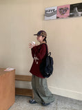 [unisex] Onnew banding wide cargo pants