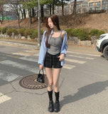 Detachable Pelvic Pad All Banding Cotton Shorts
