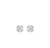 Essence Silver (W) Moissanite Florette Earrings
