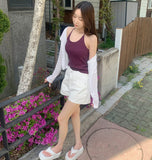 Slim Fit U-neck Long Sleeve Spring Summer Cardigan