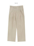 Cherny one tuck wide slacks