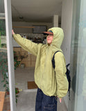 [unisex] Eiri Color Hood Over Wind jacket