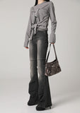 Fold cow denim