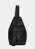 ONE STRAP BUCKET LEATHER BAG