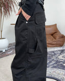 Heaven Wide Carpenter Cotton Pants