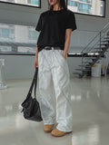 QWERTY Twisted Wide Cotton Pants