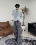 Kian Waffle Button Long Sleeve T-shirt