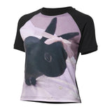 Bunny Waffle Raglan T-Shirt