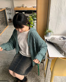Noncoro Cable Hood Knit Cardigan