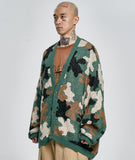 Teddy Bear Camouflage Cardigan