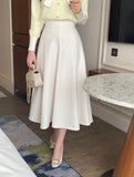 Yupia Flared Banding Long Skirt
