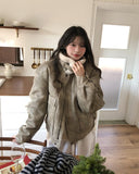 Betty Washed High Neck Buckle Mustang