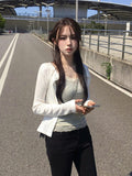 Kable Slim Button Round Cardigan