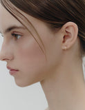 Truly Essence 14K Cross Pave Earrings
