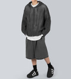 Hood Grunge Knit