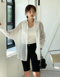 Lentive See-Through Striped Shirt
