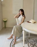 Blun Stripe Linen Sleeveless One Piece