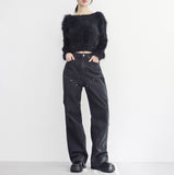 Mooh Fur Cropped Knitwear