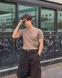 Wave Pig Half Zip Short Sleeve T-shirt