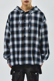 Rag Checked Hoodie Shirt