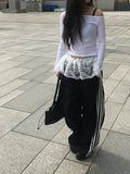 Shoe Leather String Shoulder Bag