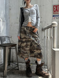 Mulve Zipper Cargo Bermuda Pants